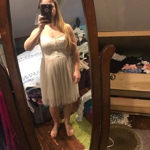 Lace/tulle dress, light pink